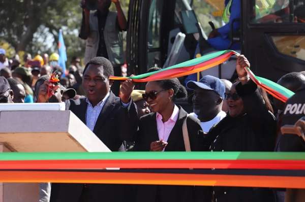 The President of Zambia attended the groundbreaking ceremony of the two-way four-lane road upgrade project from Lusaka to Ndola_2